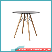 Sample Emeas Plastic Outdoor Round Table Wooden Leg